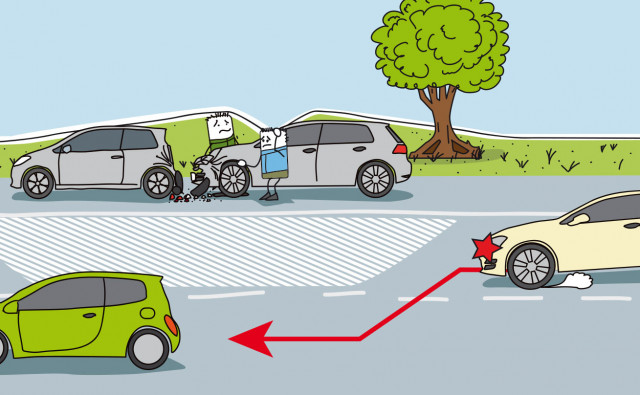Accident sur la chaussée : pensez corridor de sécurité !