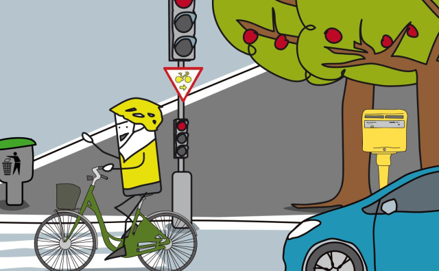Cycliste et feu rouge : même règle pour tous ou presque