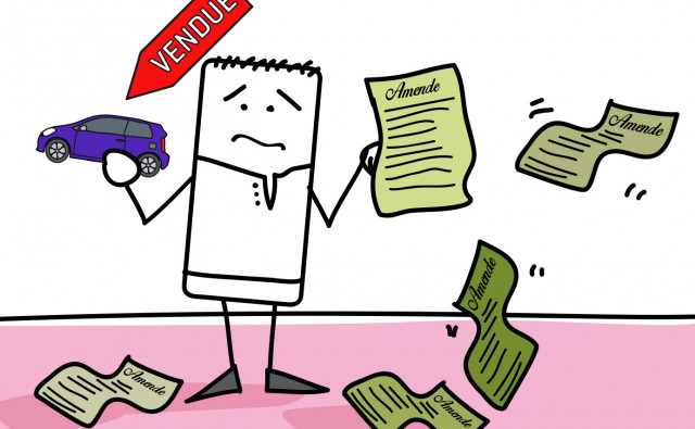 Réception d'amendes après avoir vendu mon véhicule